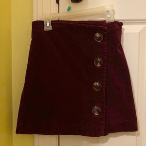 Maroon Skirt